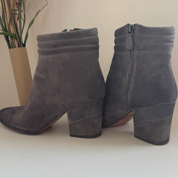 Rebecca Minkoff Benson Suede Ankle Boots in Grey Size 7.5 - Picture 6 of 8